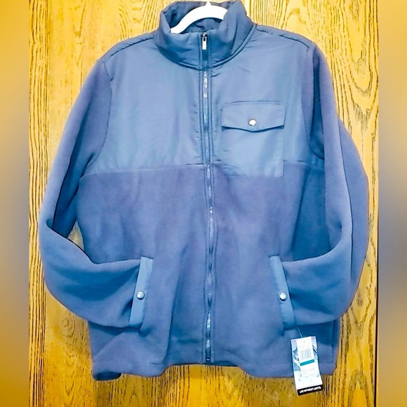 Swiss Alps Men's Polar Fleece Full Zip Jacket | Size: Large (L)) NWT - Picture 1 of 11